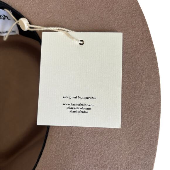 Lack of Color Zulu Tan Brown Australian Wool Wide Brim Fedora Hat main image 6